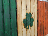 Irish Hand-carved Flag