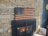 LARGE (19.5"x38"), Rustic Flag, Wood American Flag, Pallet American Flag, Wood Flag, Wooden Flag, Wood Sign, Wood Art, Wood Working