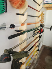 MORE SLOTS* Yard tool Rack , Garden Tool Rack, Shed, gardening, tool, shed organizer, garden organizer, Tool storage, garden shed