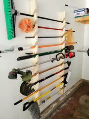 MORE SLOTS* Yard tool Rack , Garden Tool Rack, Shed, gardening, tool, shed organizer, garden organizer, Tool storage, garden shed