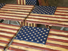 LARGE (19.5"x38"), Rustic Flag, Wood American Flag, Pallet American Flag, Wood Flag, Wooden Flag, Wood Sign, Wood Art, Wood Working