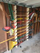 MORE SLOTS* Yard tool Rack , Garden Tool Rack, Shed, gardening, tool, shed organizer, garden organizer, Tool storage, garden shed