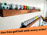 Rustic Golf Ball Display Wall Rack, Golf display, golf ball holder, ball holder, Golfers gift