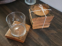 Whiskey Barrel Coasters, Bourbon Gift for Him, Wood Coaster Set, Whiskey Gifts, Bourbon barrel gifts, Reclaimed Gift