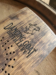 Bourbon Stave Cribbage Board, Man Cave Decor, Barrel Bar, Father's Day, Gifts for Him, Whiskey