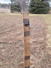Whiskey Barrel stave rain gauge, reclaimed barrel wood, whiskey barrel, garden