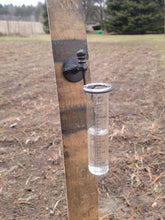 Whiskey Barrel stave rain gauge, reclaimed barrel wood, whiskey barrel, garden