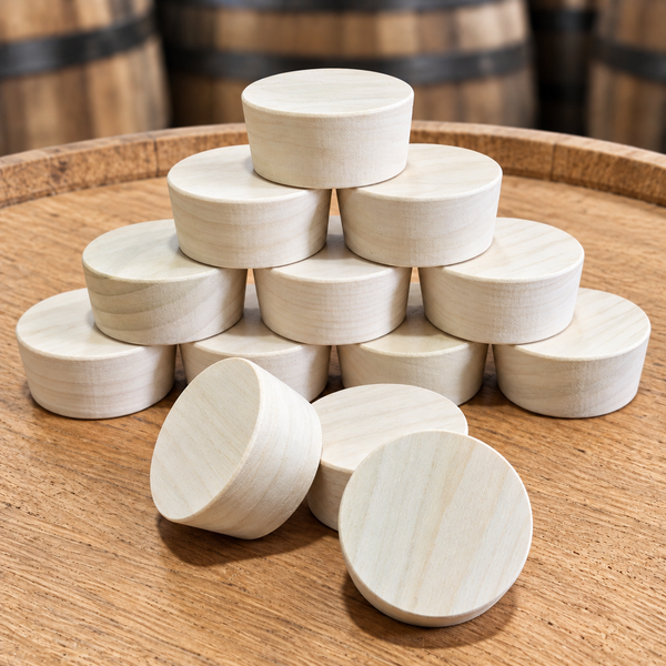 2-inch poplar barrel bung plugs