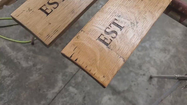 Bourbon barrel stave, Personalized family name sign, Rustic Home Decor, whiskey barrel signs, Birthday Gift, Retirement Gift, Wedding Gift