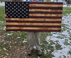 Large 5* Foot Rustic American Flag,  Wood American Flag, Pallet American Flag, Wood Flag, Wooden Flag, Wood Sign, Wood Art, Wood Working