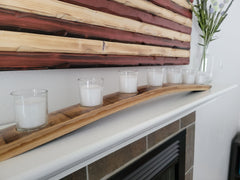 Candle holder stave, Whiskey barrel, Rustic, reclaimed, bourbon, gift, home decor