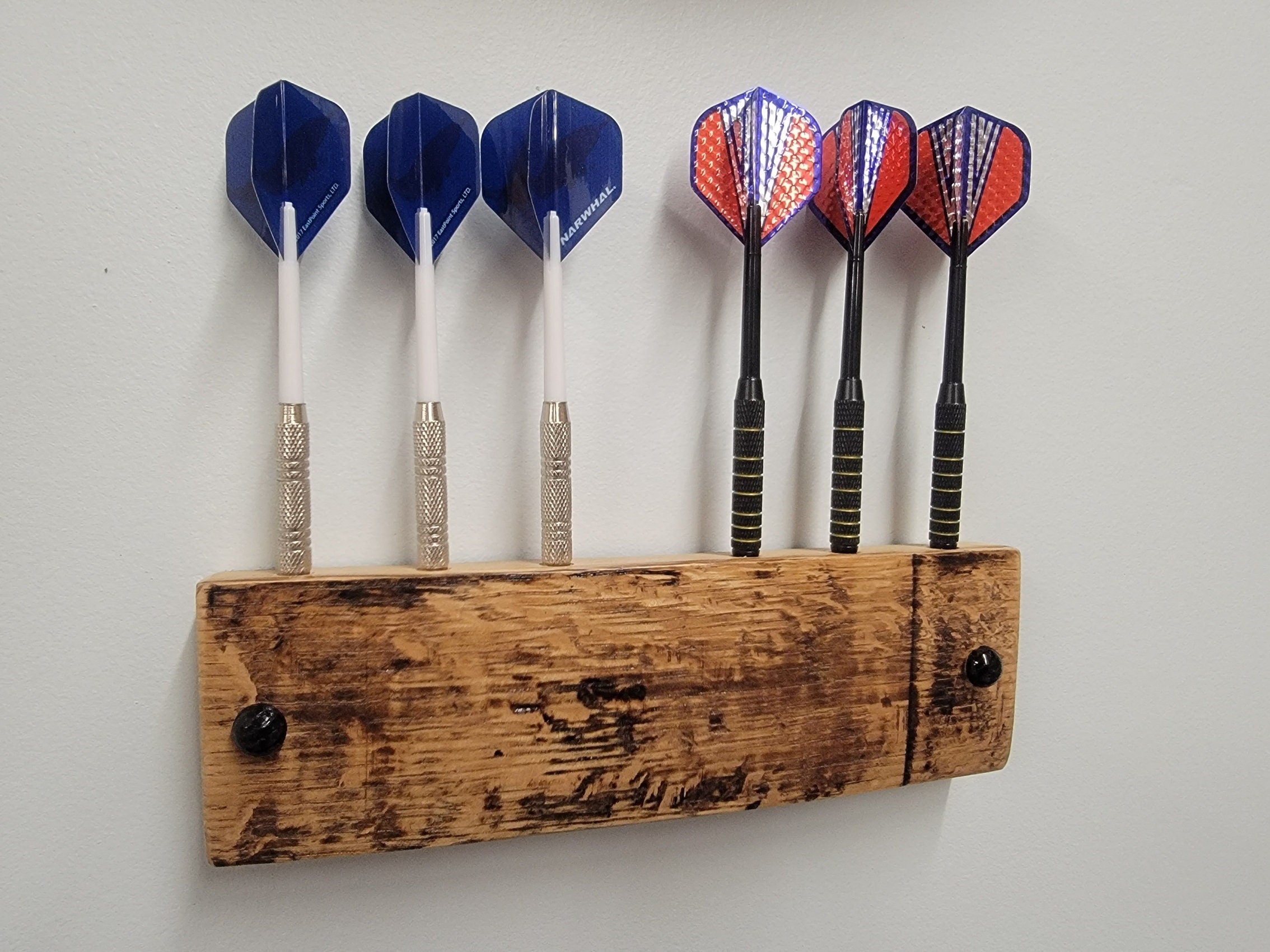 The Original Whiskey Stave Dart Holder Bourbon dartboard rec room gifts Whiskey barrel